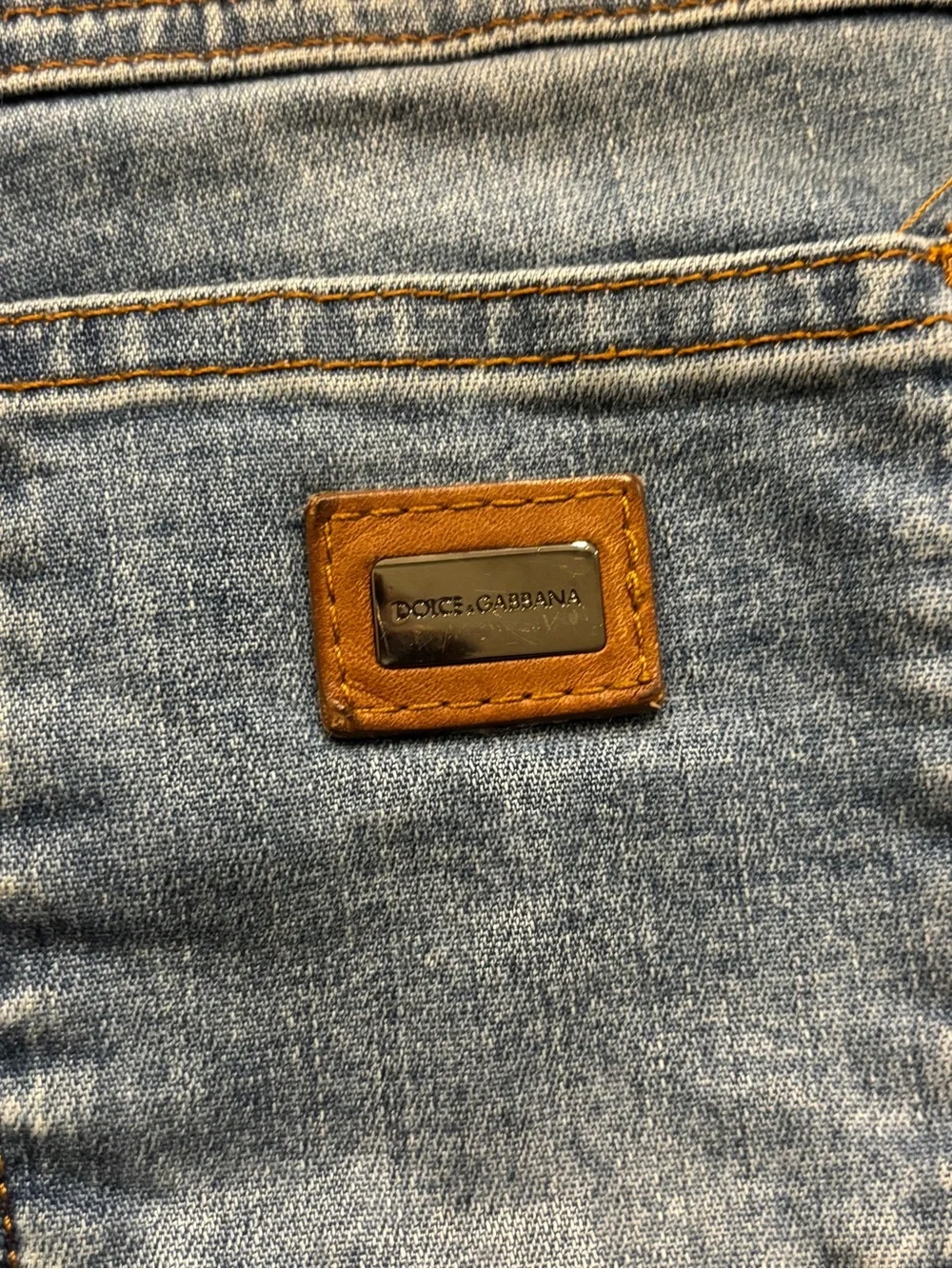 Dolce & Gabbana Light Wash Skinny Jeans - Faded Blue